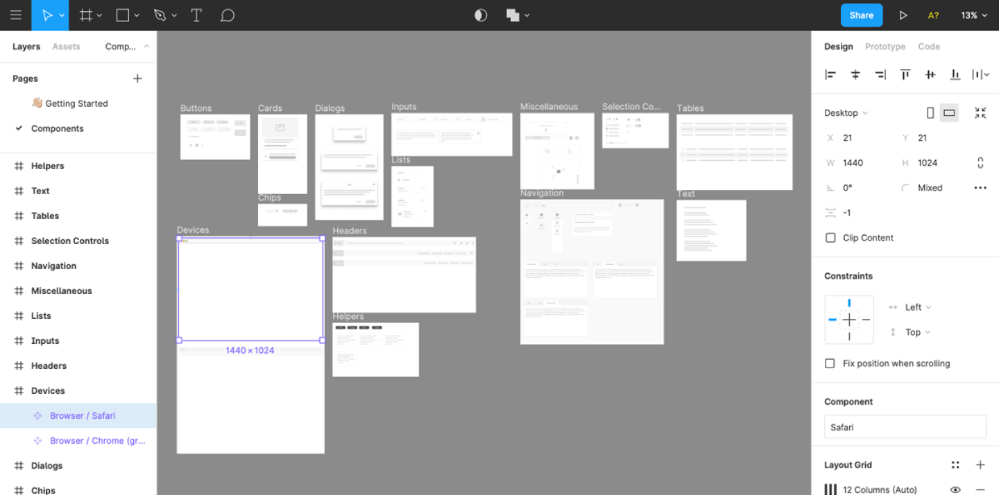 An image of a wireframe, a visual representation of a website or app's layout and structure, used in the process of wireframing.