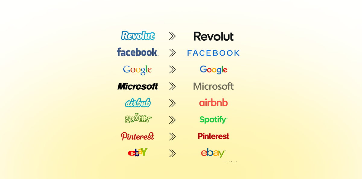 The disappearing diversity of logos